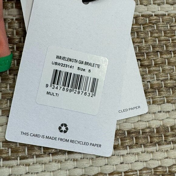 The Upside Women's Wavelegnth Gia Bralette Colorblock Size Small - Picture 8 of 11